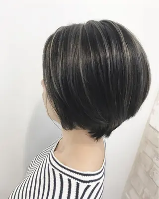 ショート カラー grow恵比寿【グロウ】髪質改善/ハイライト/ブリーチ/レイヤーカット所属・奥野 貴史　代表　レイヤーのヘアスタイル