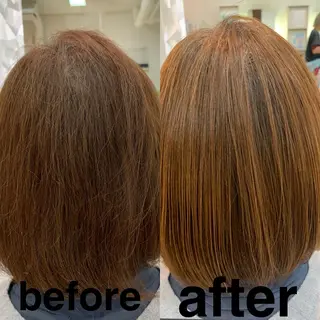 ミディアム ヘアースコール所属・髪のお悩み解決サロン 髪質改善ケイスケのヘアスタイル
