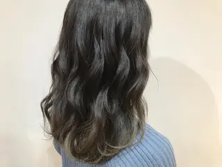 ミディアム カラー ヒロミ/アレンジ/ アンニュイ/透け感のヘアスタイル