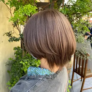 ショート カラー 酸スト/フェザー パーマ/三谷海斗のヘアスタイル