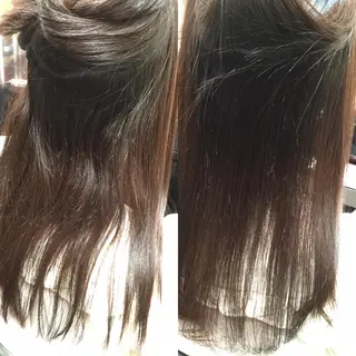 セミロング パーマ Annon プライベートサロンのヘアスタイル