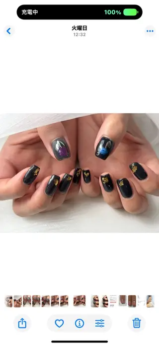 ネイル 辻 久美子のネイルデザイン