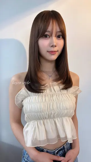 ロング 新宿/ボブ/レイヤー 縮毛矯正/SACHIのヘアスタイル