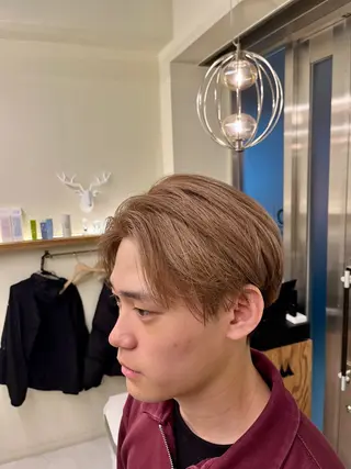 ショート カラー メンズ 髪質改善/縮毛矯正 艶髪🔥高杉のヘアスタイル