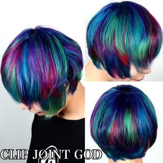 ショート カラー ヘアアレンジ 秋葉 洸平のヘアスタイル