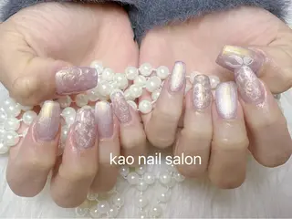 ネイル kao nail マグネット/長さだしのネイルデザイン