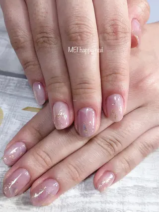 ネイル 北浦和 自爪育成ケアのネイルデザイン