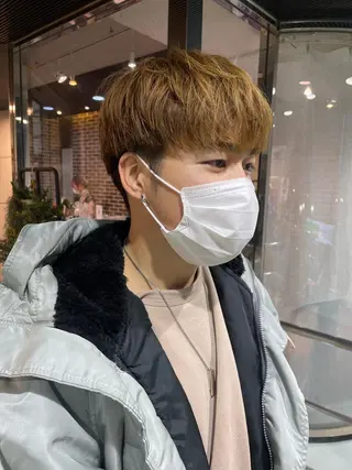 カラー メンズ メンズ/艶髪/カラー サクラ🌸のヘアスタイル