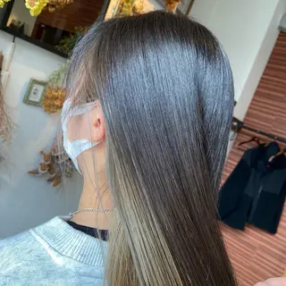 ロング カラー インナーカラー指名 No.1菊池柊真のヘアスタイル