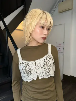 ショート BOW【ボウ】所属・レイヤー/ 本町/Takumiのヘアスタイル