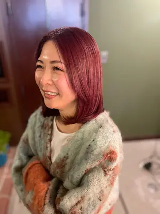 ミディアム カラー PATH-hair. storeのヘアスタイル