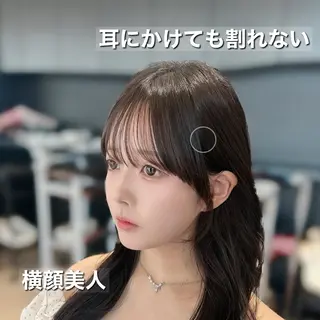 ロング カラー 🎀大竹美侑／顔まわ りカット／レイヤーのヘアスタイル