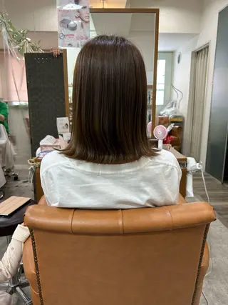 ミディアム カラー おおた きょうかのヘアスタイル