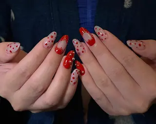 ネイル By moonネイル 🌷ワンホン/韓国風のネイルデザイン