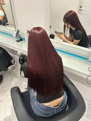 ロング カラー ブリーチ無し透明感 🕊AZUSAのヘアスタイル