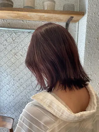 ミディアム カラー SALOWIN下北沢所属・hazuki 🌝のヘアスタイル