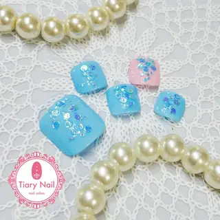 ネイル 💗🪽Tiary Nail🪽💗のネイルデザイン