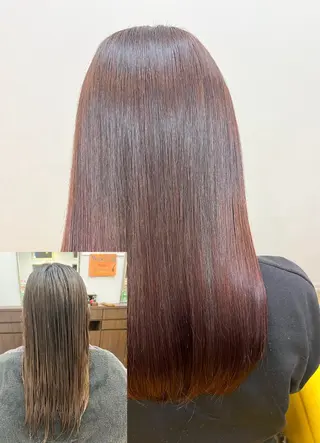 セミロング カラー MOJYA所属・平野区カット募集中 北羅　千笑実🫧🌿のヘアスタイル