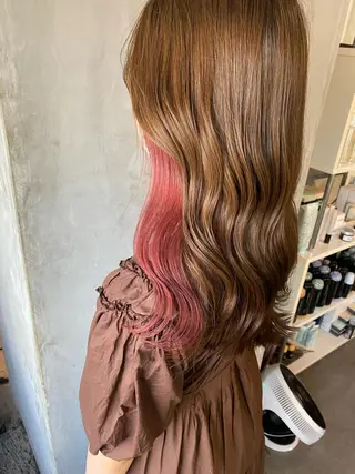 セミロング 【縮毛矯正髪質改善】 中山健太のヘアスタイル