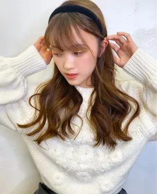 ロング カラー 🥣 hashi 🛋️のヘアスタイル
