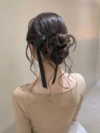 ロング カラー ヘアアレンジ hazuki🐈‍⬛ 透明感カラーのヘアスタイル