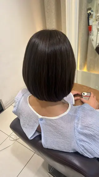 ミディアム カラー カットモデル募集/島 桜子のヘアスタイル