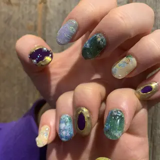 ネイル AOI✩⡱ y2kネイルのネイルデザイン