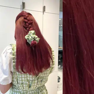 ロング カラー ヘアアレンジ stylist ◎RUKI.のヘアスタイル