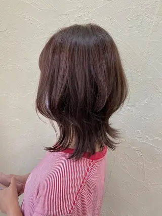 ミディアム カラー ENIF ヤマグチアツコのヘアスタイル