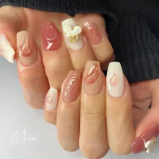 ミディアム ネイル マツエク・マツパ apopi's所属・apopis＊ close23:00のネイルデザイン