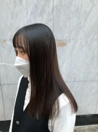 ロング 安永 将悟のヘアスタイル