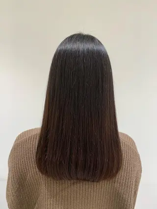 ロング パーマ 【センターパート/ マッシュ】ryokaのヘアスタイル