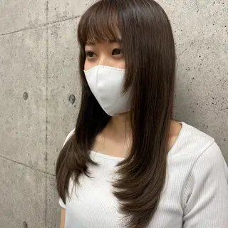 ロング 久保木 彩のヘアスタイル