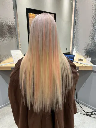 ロング 小池 夏美のヘアスタイル