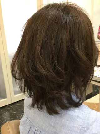 ミディアム 髪質改善 阪口 雄佑のヘアスタイル