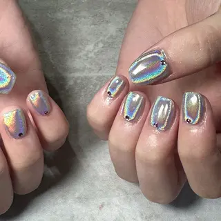 ショート nail&eye pang hinaのネイルデザイン