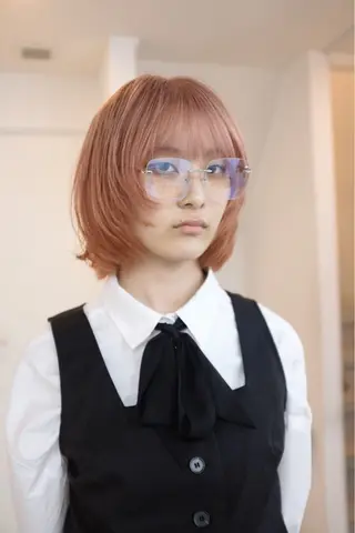 ショート カラー ヘアアレンジ 🦠デザインカラー/ 魚瀬あおい🦠のヘアスタイル