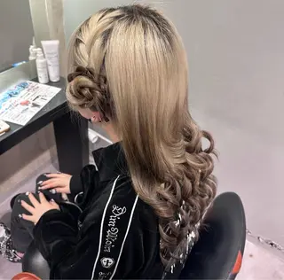 ロング ヘアアレンジ 🎀ヘアアレンジ 🎀ななみのヘアスタイル