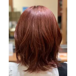ミディアム 🎀ツヤ暖色カラー 🎀大塚ナオミのヘアスタイル