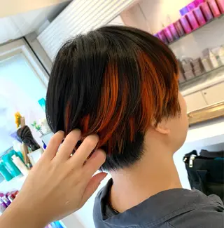 カラー 金澤 夏海のヘアスタイル