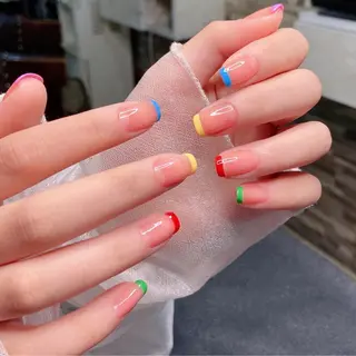 ネイル 🦋ネイルサロン ブラン🌈ゆりのネイルデザイン