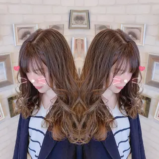 セミロング ému エミュ　hair &spa所属・近藤 みゅうまのヘアスタイル