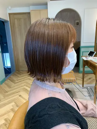 ショート 似合わせショート🌿 ボブ🫧 乾辺真悠子のヘアスタイル