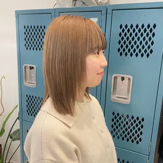 ミディアム 田口 花葉のヘアスタイル