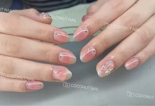 ネイル 神田 ココナッツのネイルデザイン