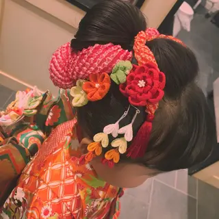 ヘアアレンジ キッズ さかい なつみのヘアスタイル