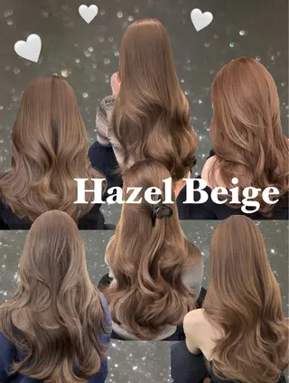 ロング カラー Ardore 韓国風カラー大阪のヘアスタイル