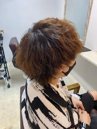 ショート カラー メンズ miel hair 新宿店 【ミエル ヘアー】所属・新宿西口から徒歩5分 石橋卓典のヘアスタイル