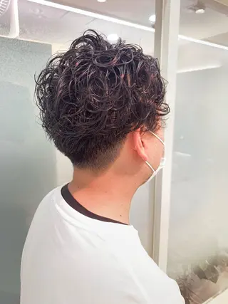 パーマ メンズ 似合わせカラー/艶 髪質改善/ヨシザキのヘアスタイル