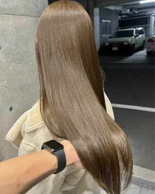 ロング カラー the  hinc所属・新貝楓🌀 透明感カラーのヘアスタイル